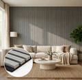 Grey Oak Acoustic Wall Panels 240 X 32cm (Set Of 2)