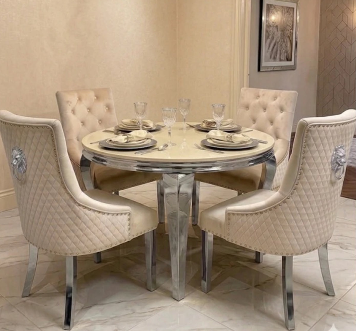 Vienna 110cm Round With Bentley Chairs