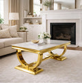 Arianna Coffee Table Gold Base
