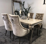 Vienna Marble Top Dining Table
