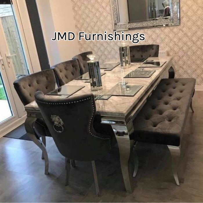 Vienna Marble Top Dining Table
