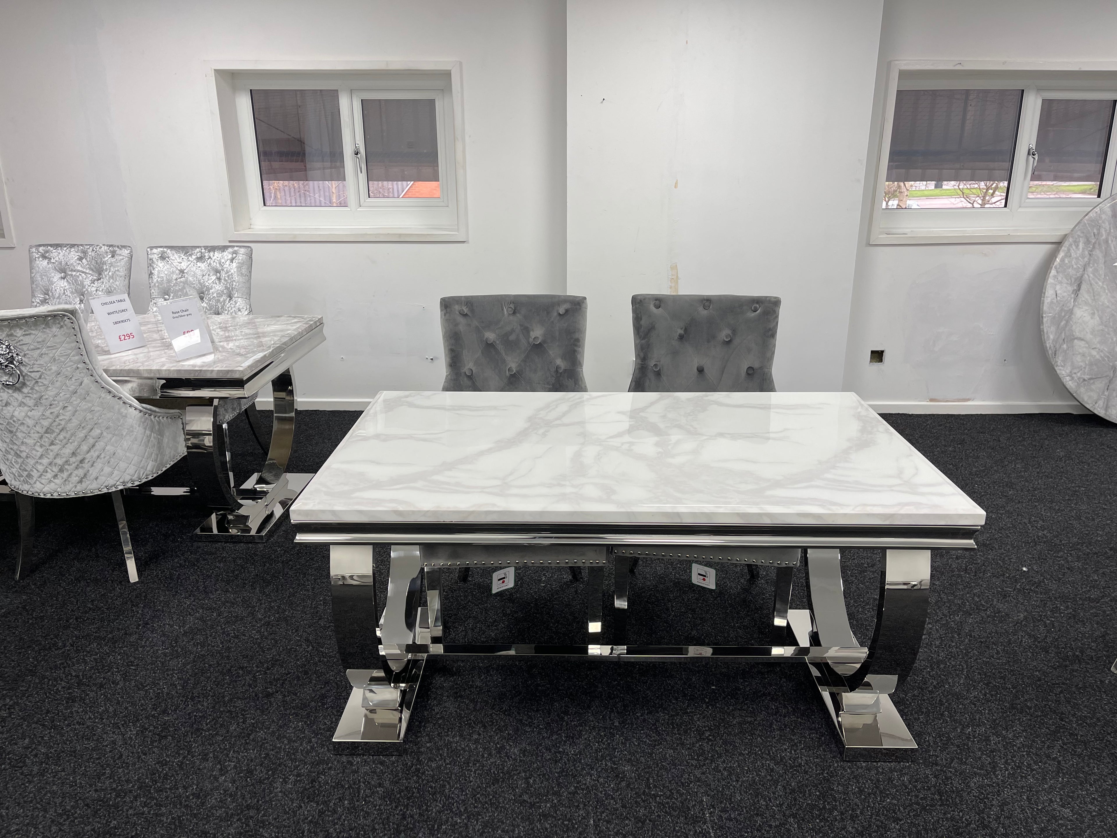 Arianna Grey Dining Table