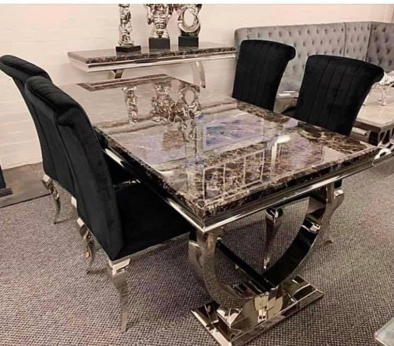 Arianna Grey Dining Table