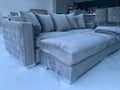 Silver Footstool