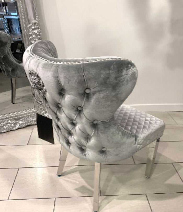 Grey lion on sale knocker chairs