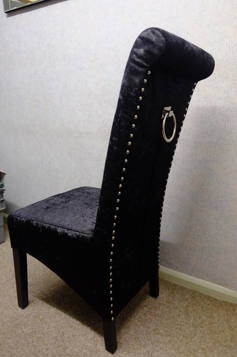 Lucy Ring Knocker Grey Chair