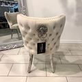 Lewis Lion Knocker Mink Chair